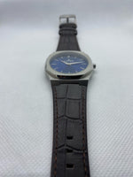 Reloj Blue con 2 manecillas - Correa de piel café